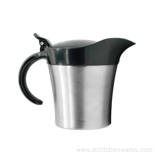 480ML Stainless Steel Double Layer Insulation Gravy Boat